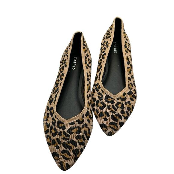 Torrid Animal Print Flat Women Size 12 WW Cheetah Wide - Picture 1 of 7